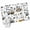White, variant on Cartoon Tractor Entryway Rug 2'x3' Non Slip Front Door Mats, Cute Grey Digger Shovel Truck Entrance Rugs Indoor Outdoor Carpet, Washable Floor Mats Small Area Rug for Bedroom Kitchen