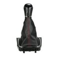 thumbnail image 1 of 5 Speed Gear Knob Shift Stick Gaiter Cover Replacement for 5 6 110mm Hole Diameter, 1 of 7