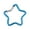 light blue, variant on Aluminum Alloy Outdoor Star Shape Carabiner Locking Carabiner Clip Keychains for Backpack Camping Hiking Traveling