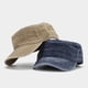 thumbnail image 5 of Xiao Hua Gorra escolar militar, gorra de béisbol estilo militar, plana, lavada, primavera verano, retro, ala baja, gorra escolar militar, 1 pieza, color caqui, 5 of 5