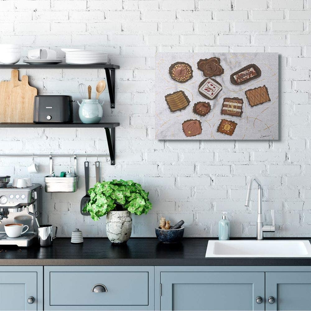 Stupell Industries Fashion Brand Candys Glam Food Painting Canvas Wall Art by Ziwei Li