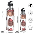 thumbnail image 2 of Yayeee 33oz Insulated Water Bottle Double Wall Stainless Steel with Flip Straw Lid, White Chocolate Cakes, 2 of 7