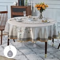 thumbnail image 4 of Warkul - Juego de 8 pesas para mantel de exterior con estampado de flores, sol, nubes, corazones y estrellas, ideal para picnics, fiestas, bodas, decoración de mesa de comedor, 4 of 8
