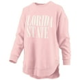 thumbnail image 2 of Women's Pressbox Pink Florida State Seminoles Poncho Fleece Pullover Sweatshirt, 2 of 3