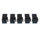 thumbnail image 2 of Paquete de 5 conectores Jack USB 3.0 Yotijar con conector USB C tipo de Salida de Placa de pared negro, 2 of 10