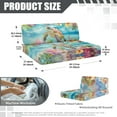 thumbnail image 7 of Uorisanigo RV Dinette Cushions Covers with Car Bench 1 Backrest & 1 Bench Slipcovers Stretch Tropical Turtle RV Seat Covers Cushion Slipcover Dirt-Resistant Car Loveseat for Camper, 7 of 7