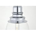 thumbnail image 6 of Living District Kenna 1 Light Chrome Pendant With Clear Glass, 6 of 7
