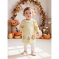 thumbnail image 4 of BemeyourBBs Toddler Baby Girl Thanksgiving Dress Outfit Little Girl Fall Winter Clothes Turkey Embroidery Ruffled Long Sleeve Princess Holiday Dress, 4 of 10