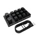 thumbnail image 4 of Mini teclado mecánico programable de 12 teclas Luces RGB negro perfke, 4 of 5