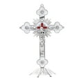 thumbnail image 2 of Crucifix Wall (Hanging or Standing), Metal Catholic Wall Inch ,, 2 of 8