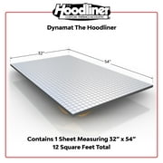 Dynamat Flexible Self Adhesive Sound Deadener Hoodliner, Silver Finish