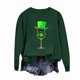 thumbnail image 4 of Ounisa St. Patrick's Day Sweatshirt for Women Clover Graphic T-Shirts Patty's Day Color Long Sleeves Tee Tops, 4 of 7