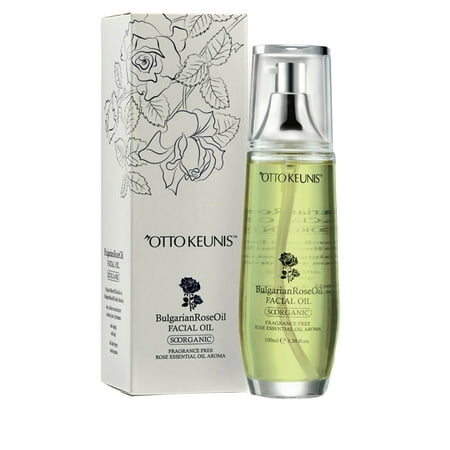 Otto Keunis Bulgarian Rose Oil Facial Oil-rose Essential Oil Aroma, 3.38 Fl Oz