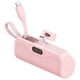 thumbnail image 1 of Power Bank 5000mAh/cargador de teléfono de viaje para iPhone Huawei (rosa para tipo C), 1 of 8