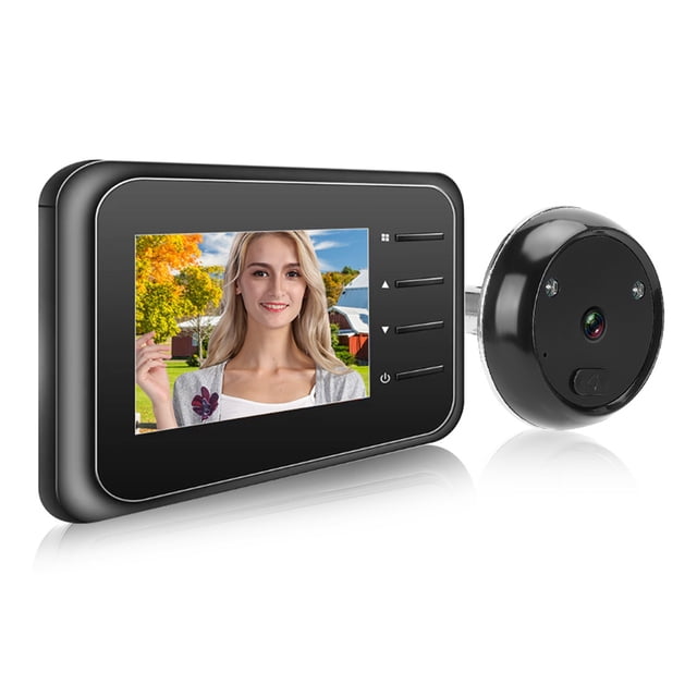 Campana Automática de la Puerta Fotográfica, Visón Nocturna de Lente Gran Angular de 90 Visión de 2.4 Pulgadas de Videos para la Seguridad del Hogar para Hogar