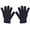 Black, variant on Unisex Solid Color Knit Winter Warm Gloves Classic Basic Cold Weather Gloves for Daily Commuting Running Outdoor Sports Hot Pink One Size