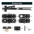 thumbnail image 3 of Heavy Duty Door Hinge,Pivot Hinge,570Lbs Load-Bearing,Solid Stainless Steel,Swinging Pivot Hinge 360Rotation,Door Hinge p20241126456, 3 of 5