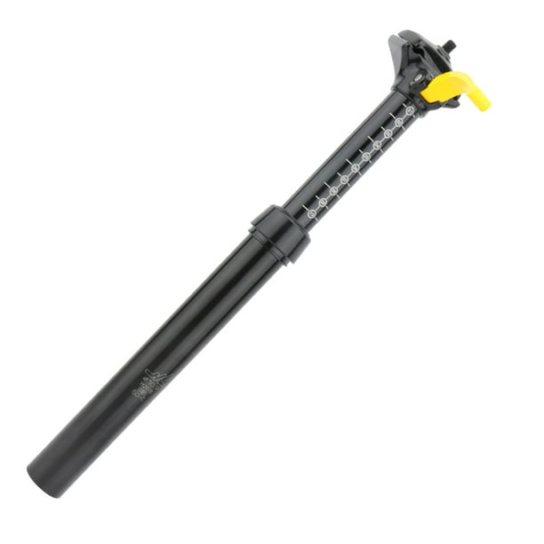 Soidarity Varilla telescópica ligera para asiento de bicicleta de montaña, fácil instalación, funcionamiento suave, seguridad mejorada Ciclismo negro 31.6 MM