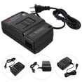 thumbnail image 2 of 1 Set of Power Adapter Safe Power Charger Practical Charging Charger Power Supply Compatible for N64 (Black, With US Plug), 2 of 5