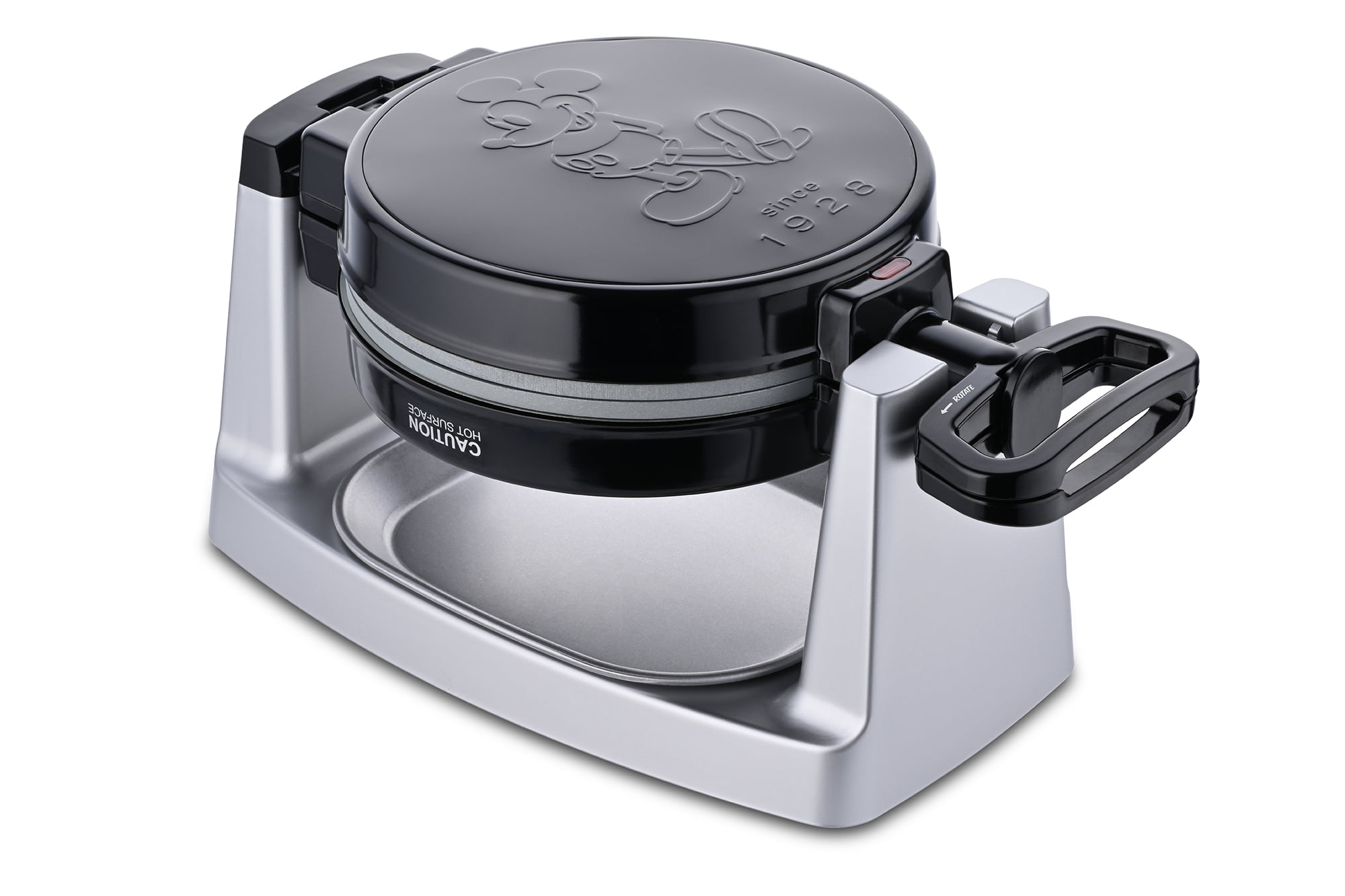 Disney Mickey Mouse Double Flip Waffle Maker, Rotating, Nonstick