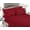 Burgundy, variant on Wrinkle & Fade Resistant, Silky Microfiber Sheet Set - Super Soft 1500 Series, Deep Pocket - Full, Red