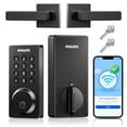 thumbnail image 1 of Cerradura inteligente WiFi Philips con manija, sin llave, 1 of 9