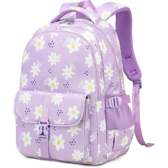 Daisy Print Backpacks School Backpack Elementary School Bags Backpacks
