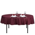 thumbnail image 4 of BalsaCircle 10 Pieces 70" Burgundy Round Polyester Tablecloths Fabric Table Cover Linens, 4 of 7