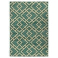thumbnail image 2 of Oriental Weavers Ella 3685H Navy/Beige Geometric Rectangle Indoor Area Rug, 2 of 3