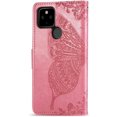 thumbnail image 3 of Compatible with Google Pixel 4A 5G Case Glitter Leather Flip Wallet Diamond Butterfly Shockproof Case with Card Holder Stand Case for Google Pixel 4A 5G / Pixel 5XL Crystal Pink, 3 of 14