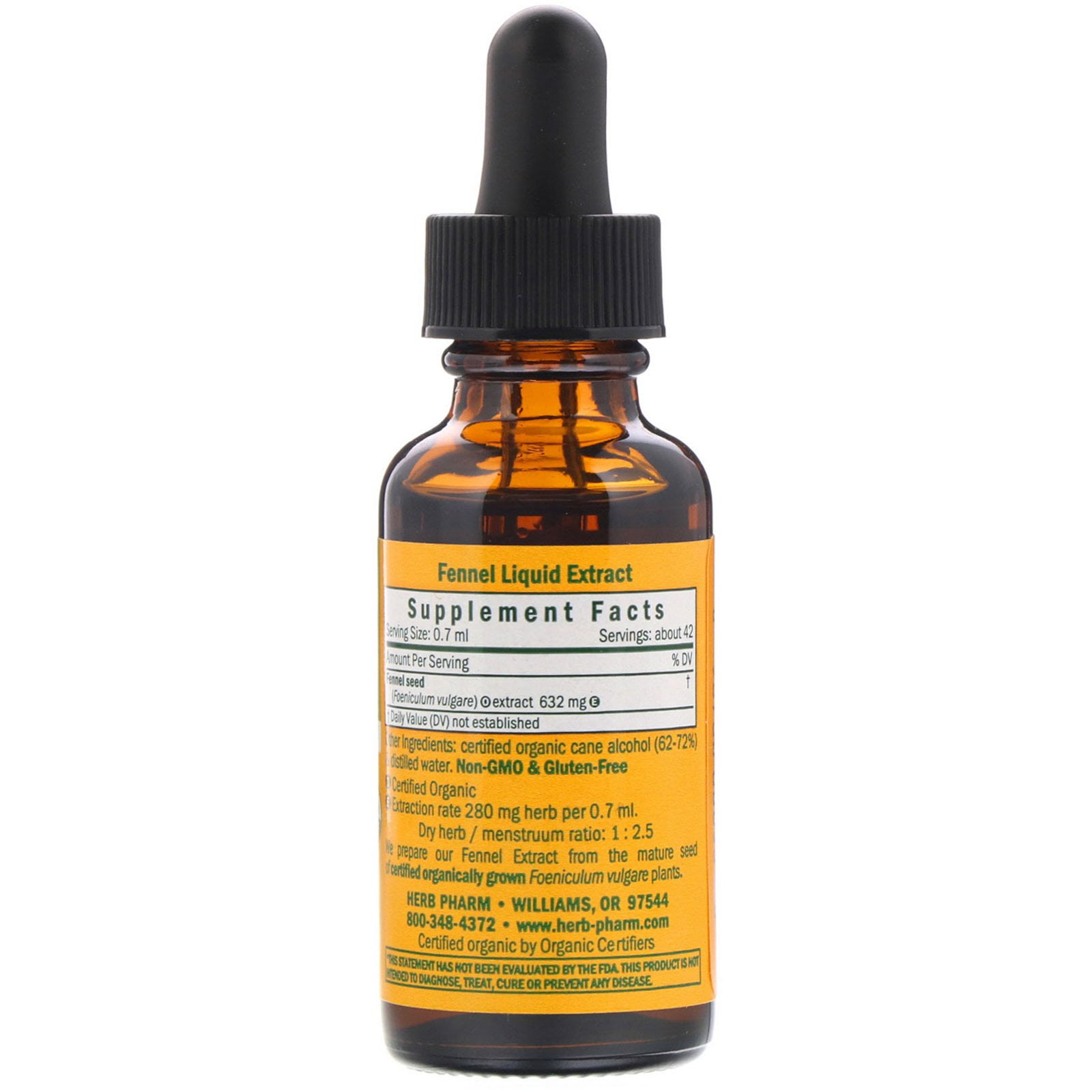 Herb Pharm Fennel - 1 fl oz