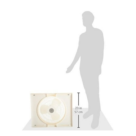 Lasko 16" Electrically Reversible Window 3-Speed Fan, White, 22" High, 2155A, New
