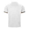 thumbnail image 4 of Fnnxeal Mens Polo Shirts, Collared Lightweight Solid Summer Casual Shirt With Short Sleeves Shirt for Men White, 4 of 5
