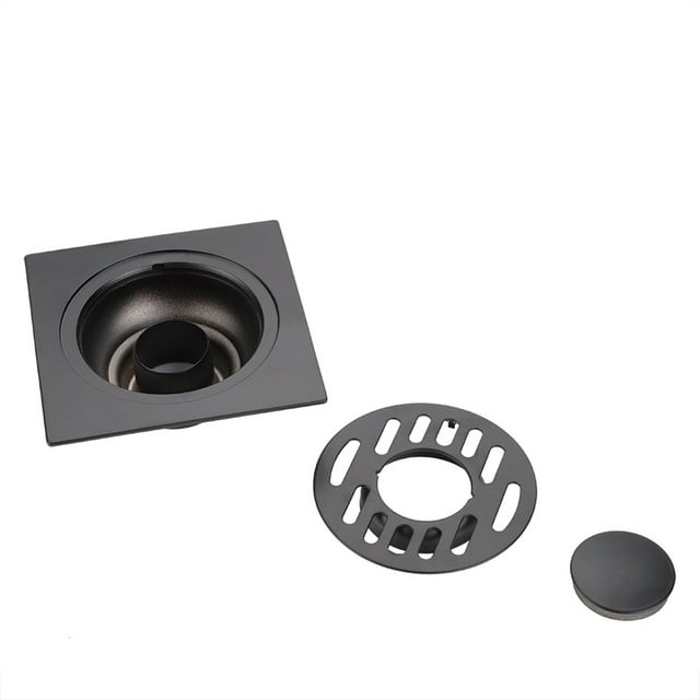 Desagüe de piso para lavadora, Desagües de piso pesados de acero inoxidable engrosado Desagüe de piso de ducha de baño Durabilidad extendida