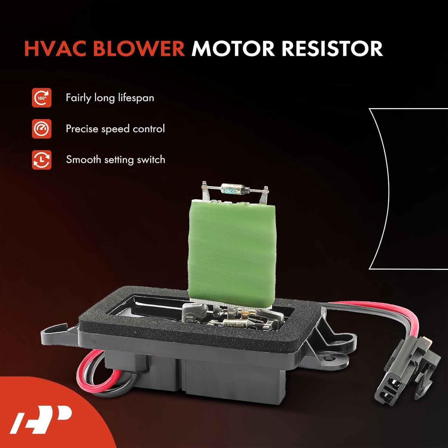 A-Premium Blower Motor Resistor Replacement for Chevy Silverado 1500 2500 3500 Tahoe GMC Sierra 1500 HD 2500 HD Yukon Cadillac Escalade EXT