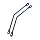 thumbnail image 3 of 2 piezas de soporte trasero de freno para bicicleta, conector para portaequipajes trasero, portaequipajes profesional resistente Bastidor redondo curvado, 3 of 9