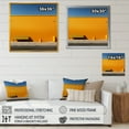 thumbnail image 4 of Designart "Zen: Linear Order In Yellow And Blue" Minimalism Canvas Prints, 4 of 7