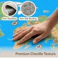 thumbnail image 6 of ODIKA Large Map Is Illustrated Nautical Border Creatures Playroom for Bedroom, Reading Nook, Pet Friendly & Kids Safe Play, 6 of 7
