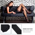 thumbnail image 2 of Lady Silk Stocking Rebanadas Medias a rayas Pantimedias Pantimedias para Mujer (Negro), 2 of 8