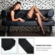 thumbnail image 2 of Lady Silk Stocking Rebanadas Medias a rayas Pantimedias Pantimedias para Mujer (Negro), 2 of 8