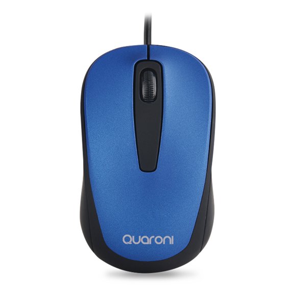 Mouse Quaroni Azul 1200 Dpi Color Azul