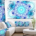 thumbnail image 1 of Design Art - Courbes et Cercles Ondulés Turquoise, 1 of 1