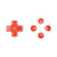 thumbnail image 5 of eXtremeRate Replacement Three-Tone Orange & Clear with D-pad Face Buttons for PS5 BDM 010/020/030/040, 5 of 10