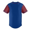 thumbnail image 4 of Baseball Short Sleeve Button Down Team Jersey Casual Button Down Shirts, 4 of 5