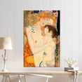 thumbnail image 2 of Klimt Canvas Gift, Reproduction Artwork, Famous Poster, Home Decor The Three Ages of Woman, Klimt Woman Printed, Canvas Wall Decor - Natural Framed, 2 of 6