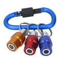 thumbnail image 3 of Screw Drivers Tool Set, 3 Color Drill Extension Bit Holder, 1/4inch Hex Shank Aluminum Alloy Screwdriver Bits Holder Extension Bar Drill Screw Adapter Change Keychain, 3 of 8