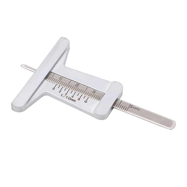 Medidor de profundidad de rosca de neumático calibre de profundidad portátil de mano de obra fina amplia aplicación de 0 a 50 mm para automóvil ANGGREK Otros