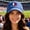 Blue, variant on Soft Flag Print Cap for Men Women One Size for Football Game Day and Beach Outings Visor Hats for Women