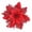 1#Wine, variant on Hollow Poinsettia Flower Artificial, 4.33 inch Glitter Christmas Tree Ornaments, Floral Decorations, Wreath Embellishments, Garland Accessories, Holiday Gift Box Decor, Xmas Indoor Festive Decor