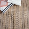 thumbnail image 6 of SAFAVIEH Natural Fiber Beulah Striped Area Rug, Black/Natural, 6' x 9', 6 of 8